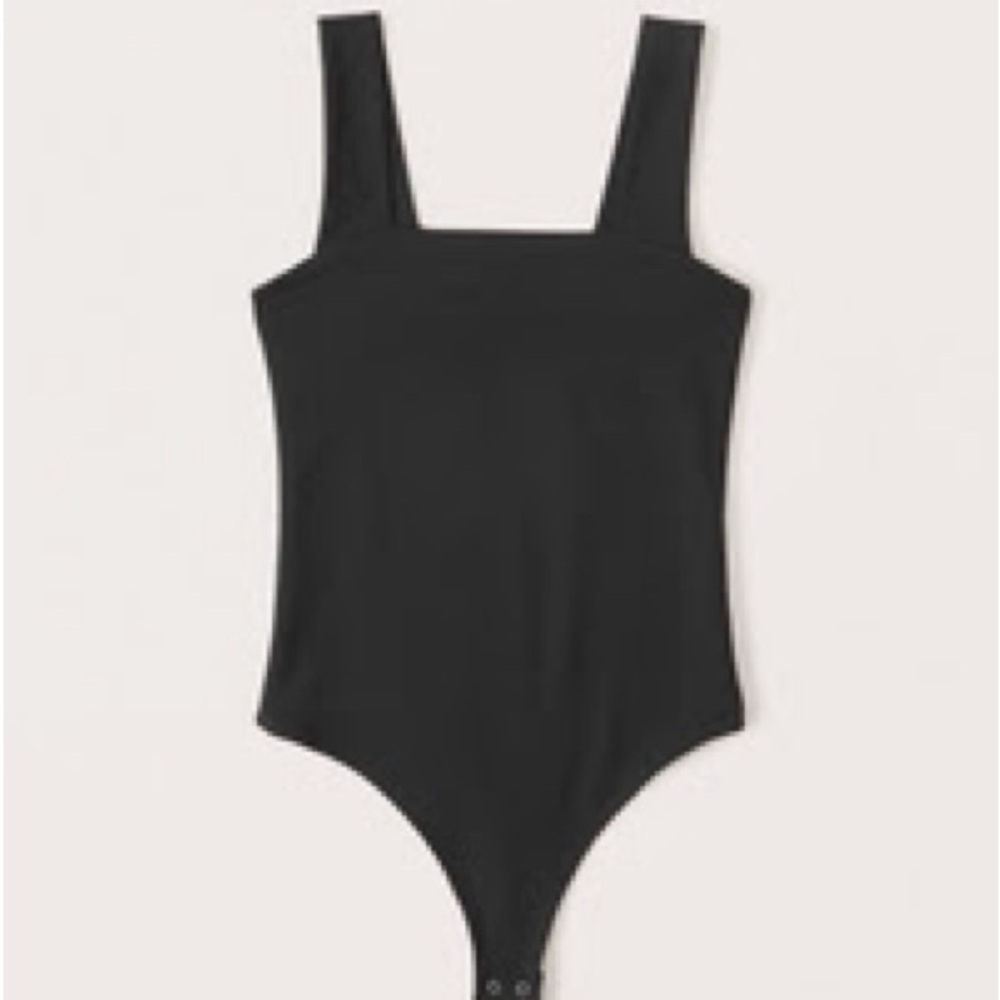 Women's Double-Layered Seamless Fabric Squareneck Bodysuit